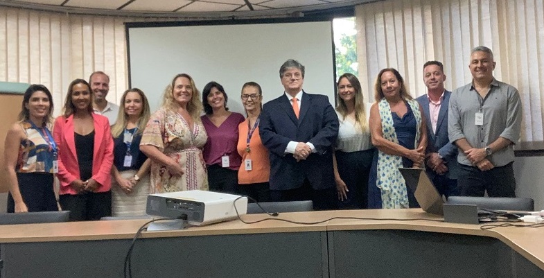 Reunião entre representantes do Rio+Pão, da Firjan e do Ivisa-Rio