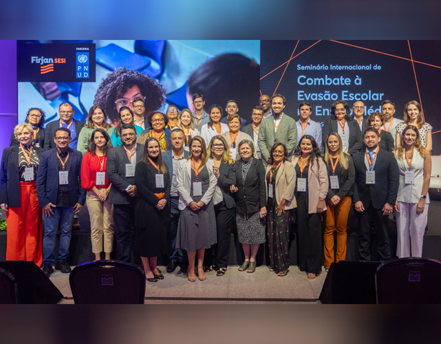 Projeto da Firjan SESI em parceria com o PNUD reuniu, em Brasília, gestores de todo o país que conheceram casos de sucesso de reversão da fuga de estudantes