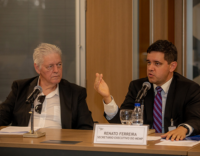 Felipe Meier, presidente do Conselho, e Renato Soares Ferreira, secretário-executivo do Ministério