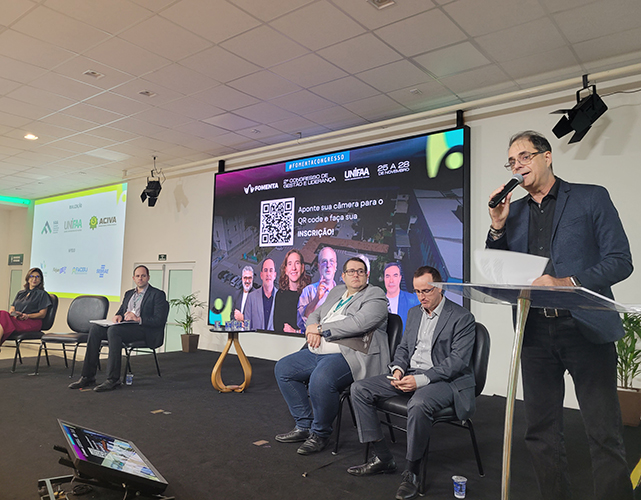 Paulo Dinis, vice-presidente da Firjan Sul Fluminense, participou da abertura do evento