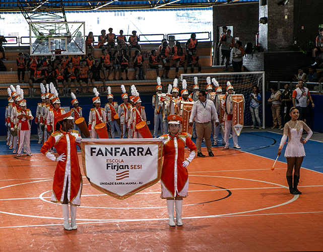 Fanfarra da Escola Firjan SESI Barra Mansa