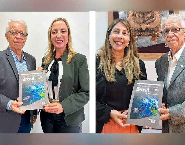Francisco Roberto entregou Agenda 4.0 à prefeita Yara Cínthia e Carla Caputi