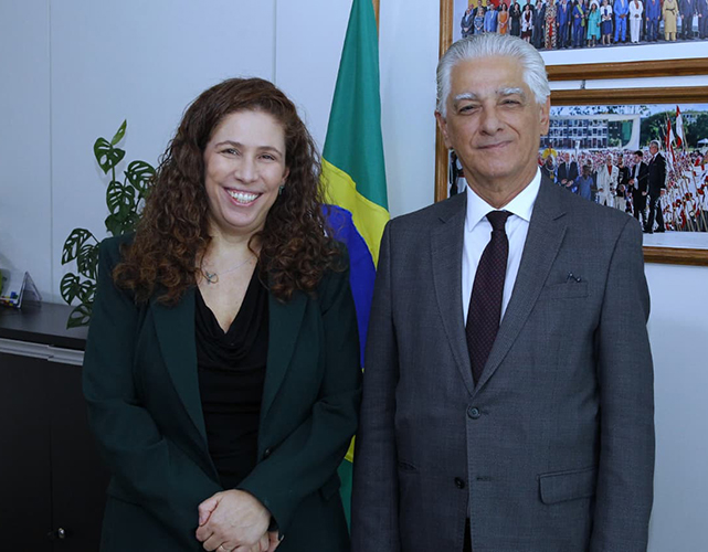 Esther Dweck e Luiz Césio Caetano
