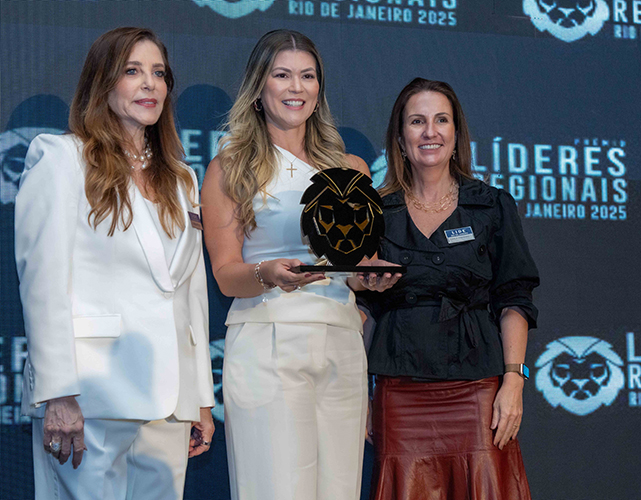 Andréia Repsold (LIDE Rio), Analine Castro (RioSolidario) e Carla Pinheiro (Firjan)