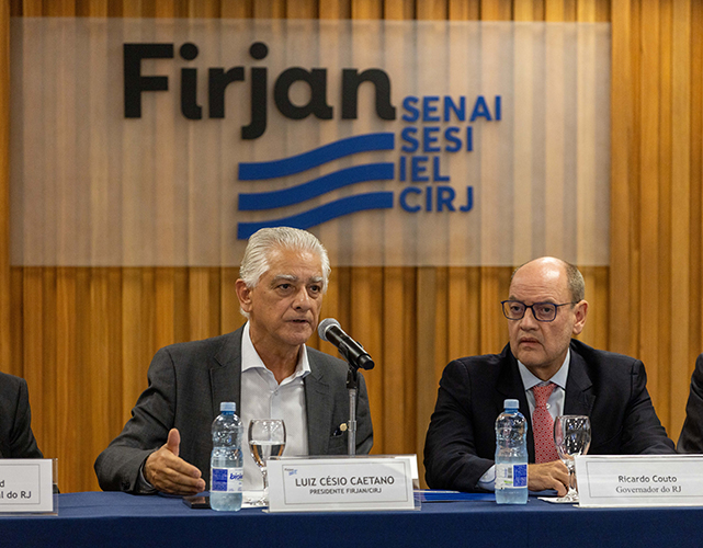 Em reunião com empresários fluminenses, Luiz Césio Caetano e Ricardo Couto discutiram os rumos do estado do Rio de Janeiro