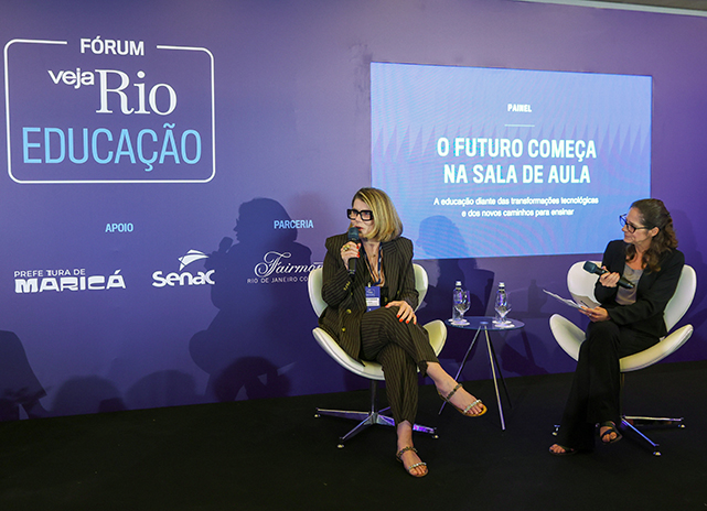Representando a federação, Andrea Marinho, consultora da Diretoria de Educação da Firjan SESI, participou do painel