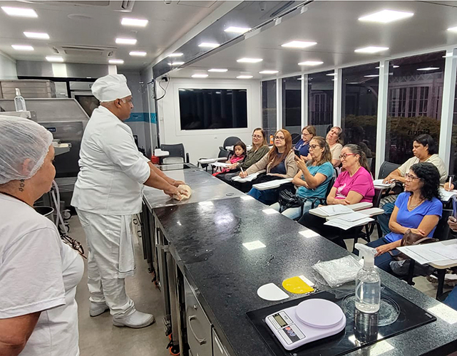 Nos dois dias de realização, evento teve grande procura pelas oficinas de panificação